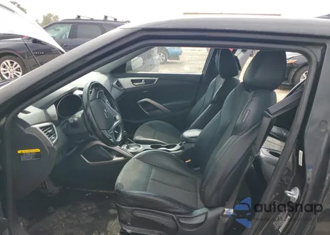 2014 Hyundai Veloster z USA, uszkodzony, nr VIN KMHTC6AD6EU199415